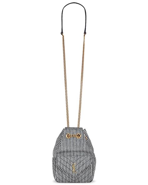 ysl nano bucket|Saint Laurent Nano Bucket Bag in Deep Marine & Cream .